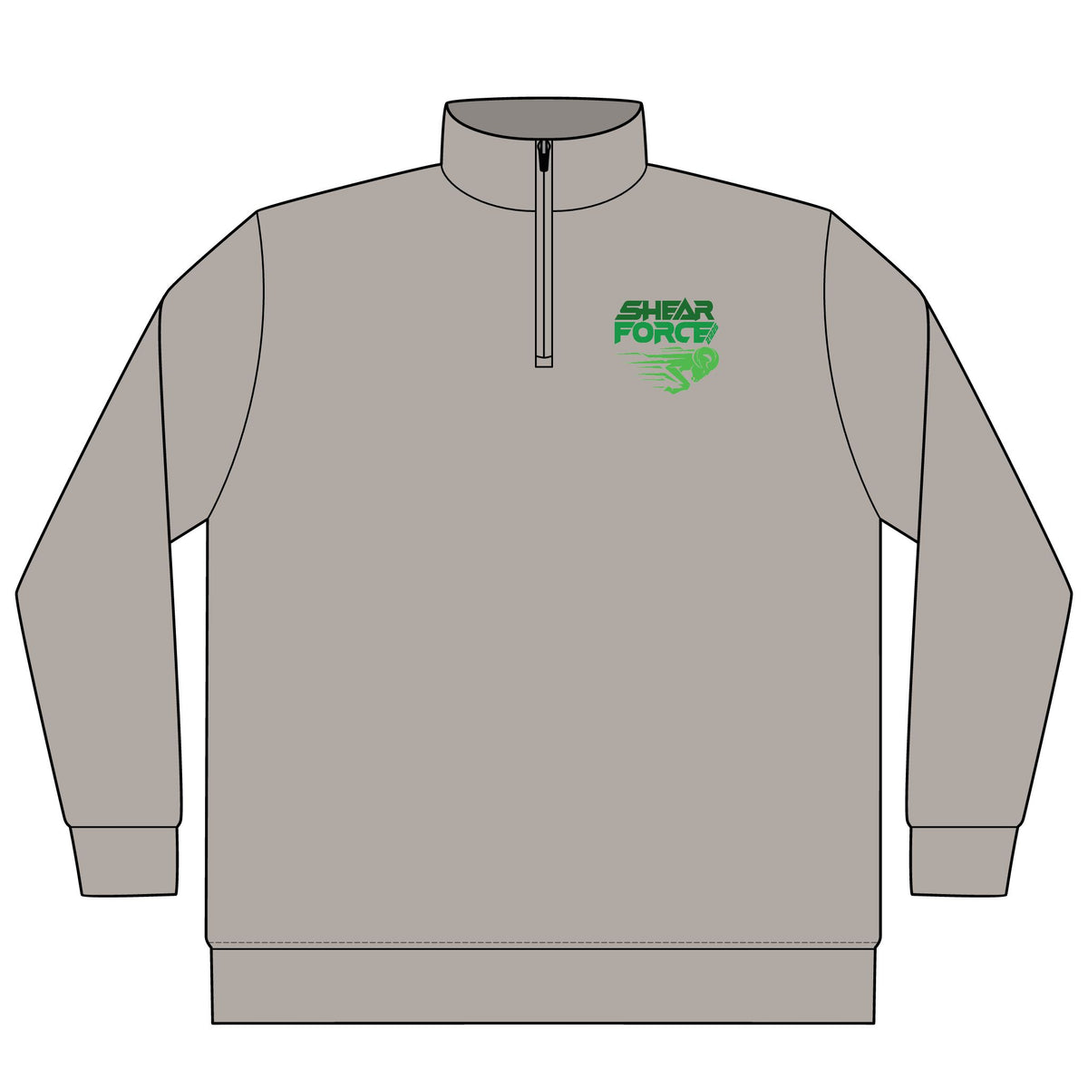 Shear Force — The Standard Quarter-Zip Pullover