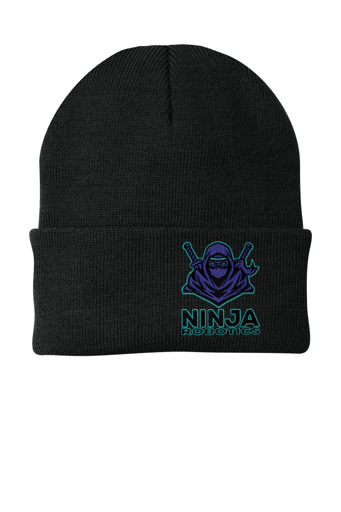 Samurai Embroidered Beanie Cap